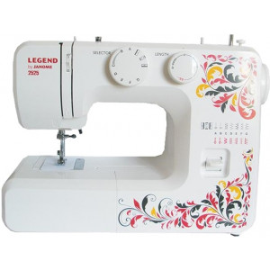 Sewing Machine JANOME 2525, 70W. 15 sewing operations, white 