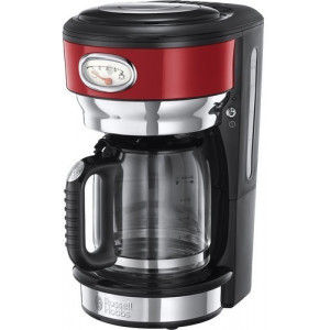Russell Hobbs 21700-56/RH Retro Red Glass C/Maker