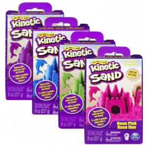 Kinetic Sand Neon Sand 8oz Asst 6033332