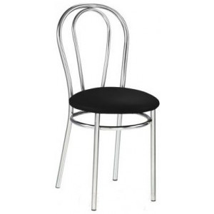 Стул Nowy Styl Tulipan Chrome V4, Black