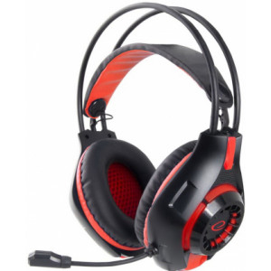 Headset Gaming Esperanza DEATHSTRIKE EGH420R, Red LED backlight