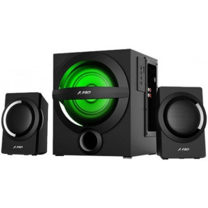Speakers F&D A140X Black, Bluetooth, USB reader, LED, Remote control, 37w / 13w + 2 x 12w / 2.1