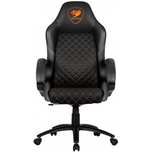 Gaming Chair Cougar FUSION Black, User max load up to 120kg / height 145-180cm