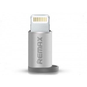 Adapter Remax Micro-USB to Lightning, Silver 