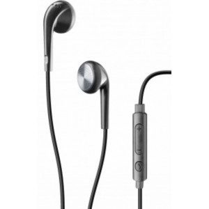 Cellular Club conical earphone with mic.Black