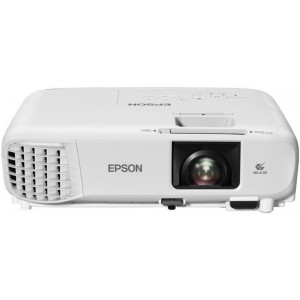 Projector Epson EB-W49; LCD, WXGA, 3800Lum, 16000:1, 1.2x Zoom, LAN, USB-Display, 5W, White 