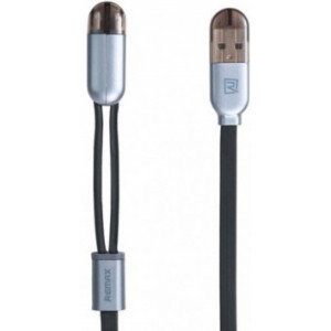 Lightning+Micro-USB Cable Remax, Binary, Black