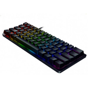RAZER Huntsman Mini Gaming Keyboard, 60% Form Factor, Clicky Optical Switch - Purple, Doubleshot PBT Keycaps With Side-Printed Secondary Functions-  RU Layout