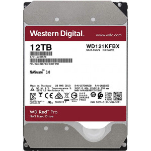 3.5'' HDD 12.0TB  Western Digital WD121KFBX Caviar® Red™ PRO Enterprise NAS, 24x7, CMR Drive, 7200rpm, 256MB, SATAIII