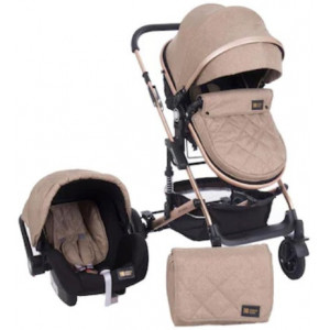 Stroller Kikka Boo 3 in 1 Amaia Beige 