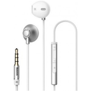 Baseus In-Ear Headphones H06 Lateral, Silver 