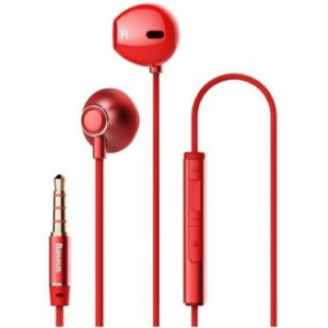 Baseus In-Ear Headphones H06 Lateral, Red 
