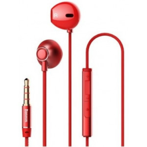 Baseus In-Ear Headphones H06 Lateral, Red