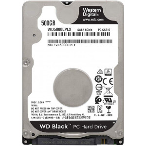 2.5" HDD 500GB  Western Digital WD5000LPLX, Black™, 7200rpm, 32MB, 7mm, SATAIII, NP