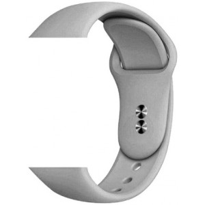 Silicon Apple watch strap 42/44 M/L Gray 