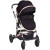 Stroller Kikka Boo 3 in 1 Amaia All Black (+ Car seat) Stroller Kikka Boo 3 in 1 Amaia All Black (+ Car seat)