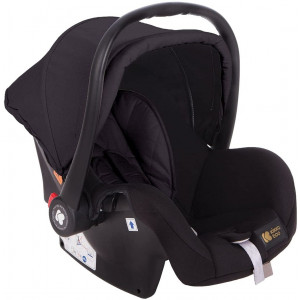 Stroller Kikka Boo 3 in 1 Amaia All Black (+ Car seat)
