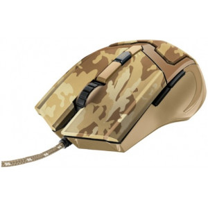 Trust Gaming GXT101D Gav Mouse jungle camo, 600 - 4800 dpi, 6 button, Ergonomic & comfortable design, 1,8 m USB