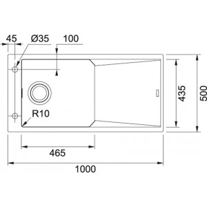мойка FRANKE FXG 611-100 Nero ( 114.0530.007 )