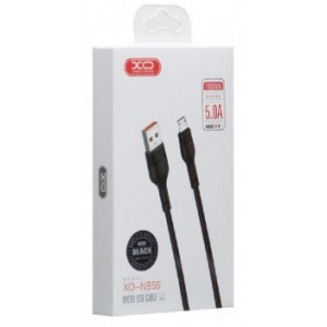 Micro-USB Cable XO, Brainded, NB55, Black