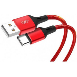 Micro-USB Cable XO, Braided NB143, 2M, Red