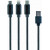 Cable 3-in-1 MicroUSB/Lightning/Type-C - AM Cable 3-in-1 MicroUSB/Lightning/Type-C - AM