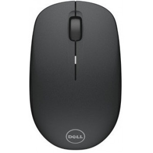 Wireless Mouse Dell WM126, Optical, 1000dpi, 3 buttons, Ambidextrous, 1xAA, Black, USB