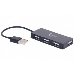 USB 2.0 Hub 4-port Gembird UHB-U2P4-04, Black