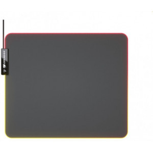 Gaming Mouse Pad Cougar NEON, 350 x 300 x 4 mm, Cloth/Rubber, RGB, Black