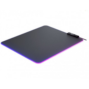 Gaming Mouse Pad Cougar NEON, 350 x 300 x 4 mm, Cloth/Rubber, RGB, Black