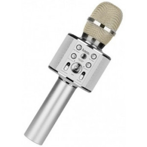 Karaoke Microphone HOCO BK3 Silver
