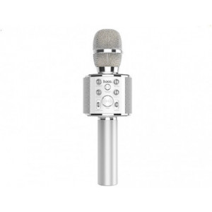 Karaoke Microphone  HOCO BK3 Silver