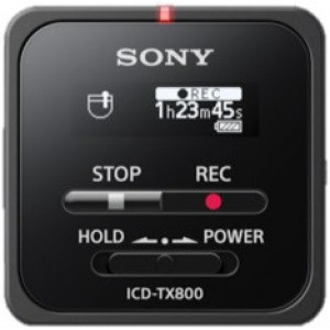 Digital Voice Recorder SONY ICD-TX800, 16GB TX Series, Black 
