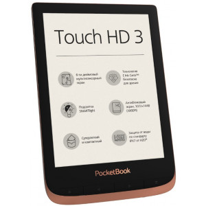 PocketBook Touch HD 3, Spicy Cooper, 6" E Ink Carta (1072x1448)