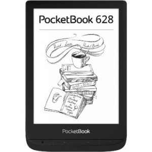 PocketBook 628, Ink Black,  6" E Ink Carta (758x1024) 