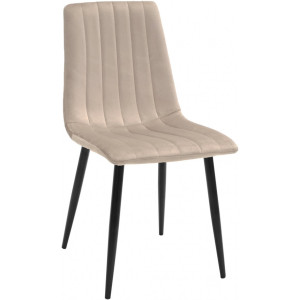 Scaun DC-90P~N9 Catifea  Beige+black Legs