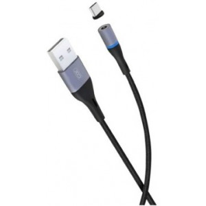 Magnetic Type-C Cable XO, NB125, Black 