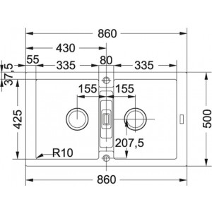 мойка FRANKE MRG 620 Nero ( 114.0157.497 )