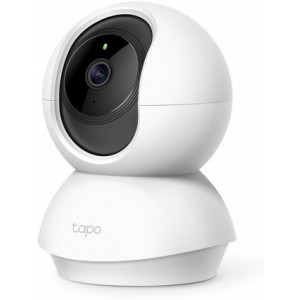 TP-LINK Tapo C210, White, Pan/Tilt IP Camera, WiFi, Video resolution: 1080p, 114° angle lens, 1/2.8“, F/NO: 2.4; Focal Length: 3.83mm, 2-way audio, Privacy Mode, Motion Tracking, Night Vision, 360° Panoramic Snapshot, MicroSD up to 256GB, Andoid/iOS