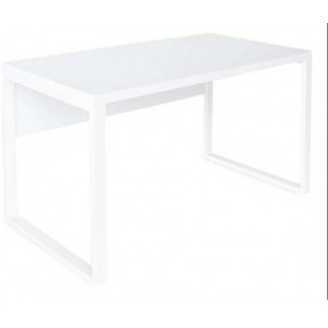 Стол B-130, (130 x 68cm) Alb+ cadru alb