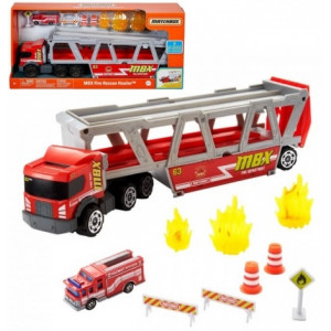 Matchbox Camion Pompier-Transportator