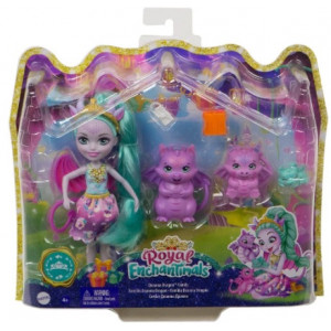 Enchantimals Dragonul Deanna si Familia