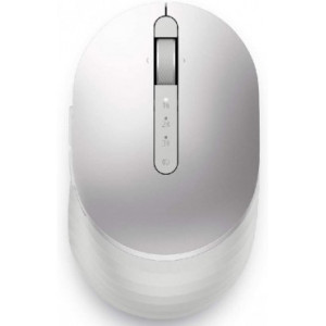 Dell Premier Rechargeable Wireless Mouse MS7421W - Platinum silver, Wireless 2.4 GHz, Bluetooth 5.0, 1600 dpi, Programmable buttons, Programmable Scroll wheel , USB-C charging port, 3-Year Advanced Exchange Service.