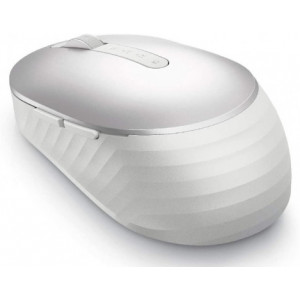 Dell Premier Rechargeable Wireless Mouse MS7421W - Platinum silver, Wireless 2.4 GHz, Bluetooth 5.0, 1600 dpi, Programmable buttons, Programmable Scroll wheel , USB-C charging port, 3-Year Advanced Exchange Service.