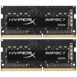16GB (Kit of 2*8GB) DDR4-2666 SODIMM Kingston  HyperX® Impact, (Dual Channel Kit), PC21300, CL15, 1.2V