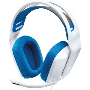 Gaming Headset Logitech G335, 40mm drivers, 20-20kHz, 36 Ohm, 87.5dB, 240g. 3.5mm, White