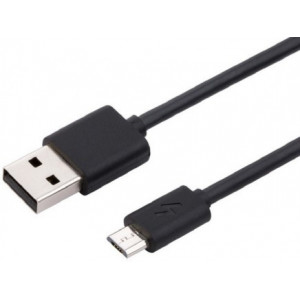 Micro-USB Cable Xpower, Nylon, Black 
