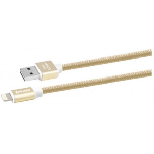 Lightning Cable Xpower, Nylon, Gold