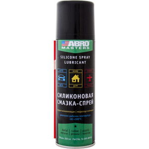ABRO-MASTER SL-200-AM-RE Cмазка-спрей силиконовая ( диапазон температур -60°С до +300°С ) 200 мл