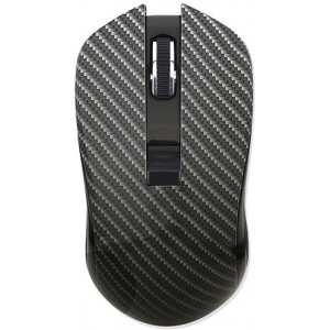 Wireless Mouse Qumo Kevlar, Optical, 800-1600 dpi, 4 buttons, Ambidextrous, 1xAA, Black